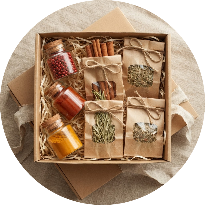 Box regalo con spezie