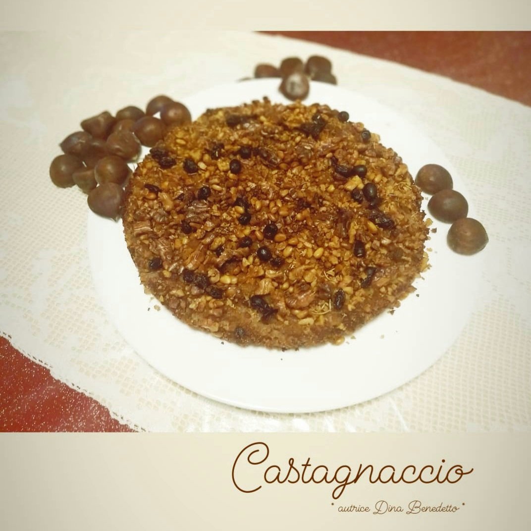 Castagnaccio con farina di castagne